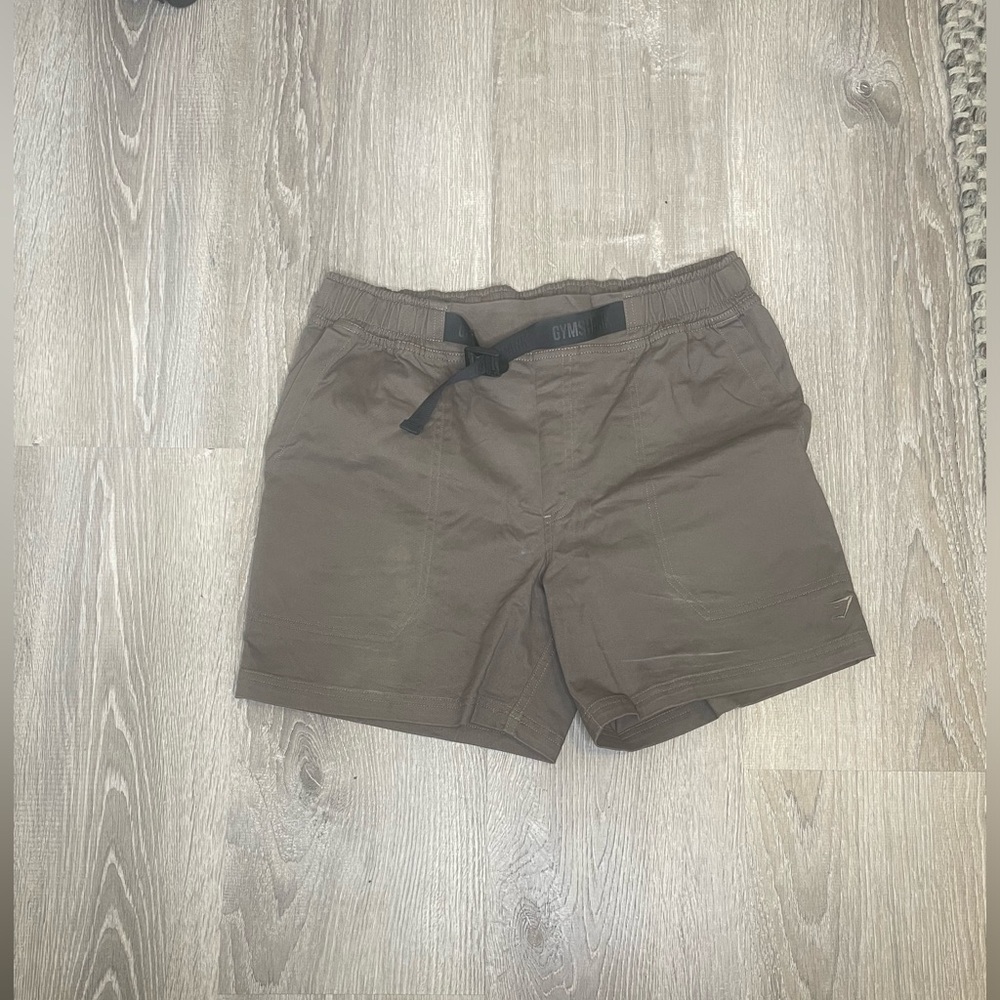 Brown Casual Gymshark Shorts